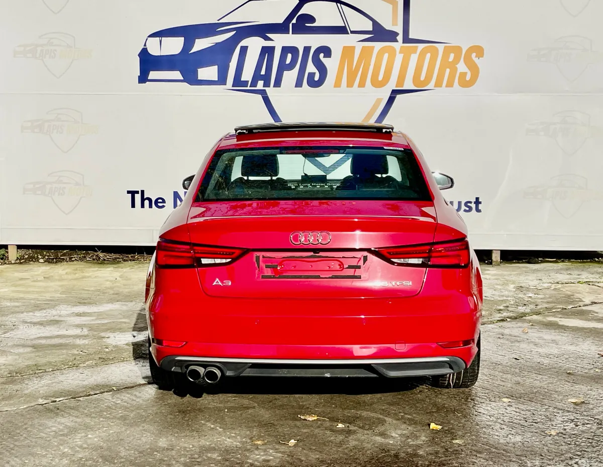 Audi A3 Saloon, Petrol, 2017, Red