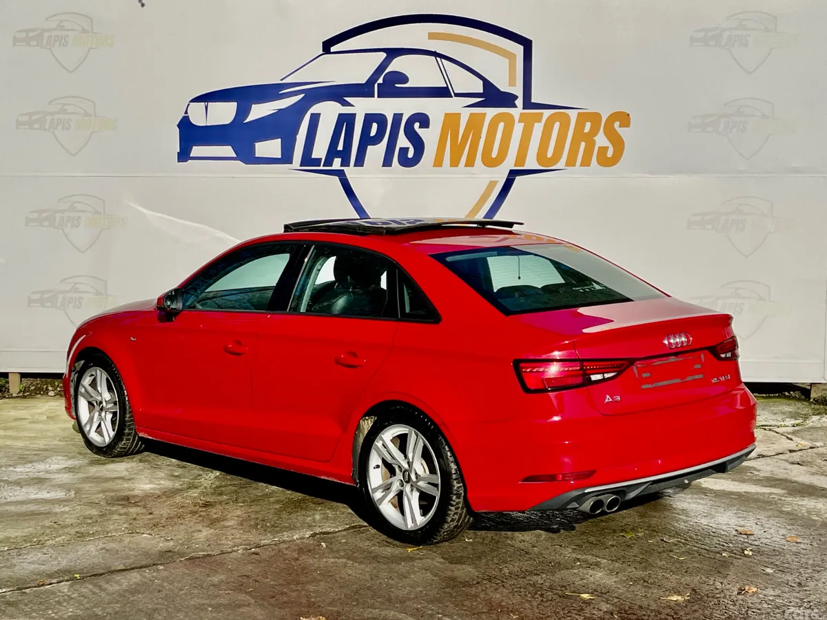 Audi A3 Saloon, Petrol, 2017, Red