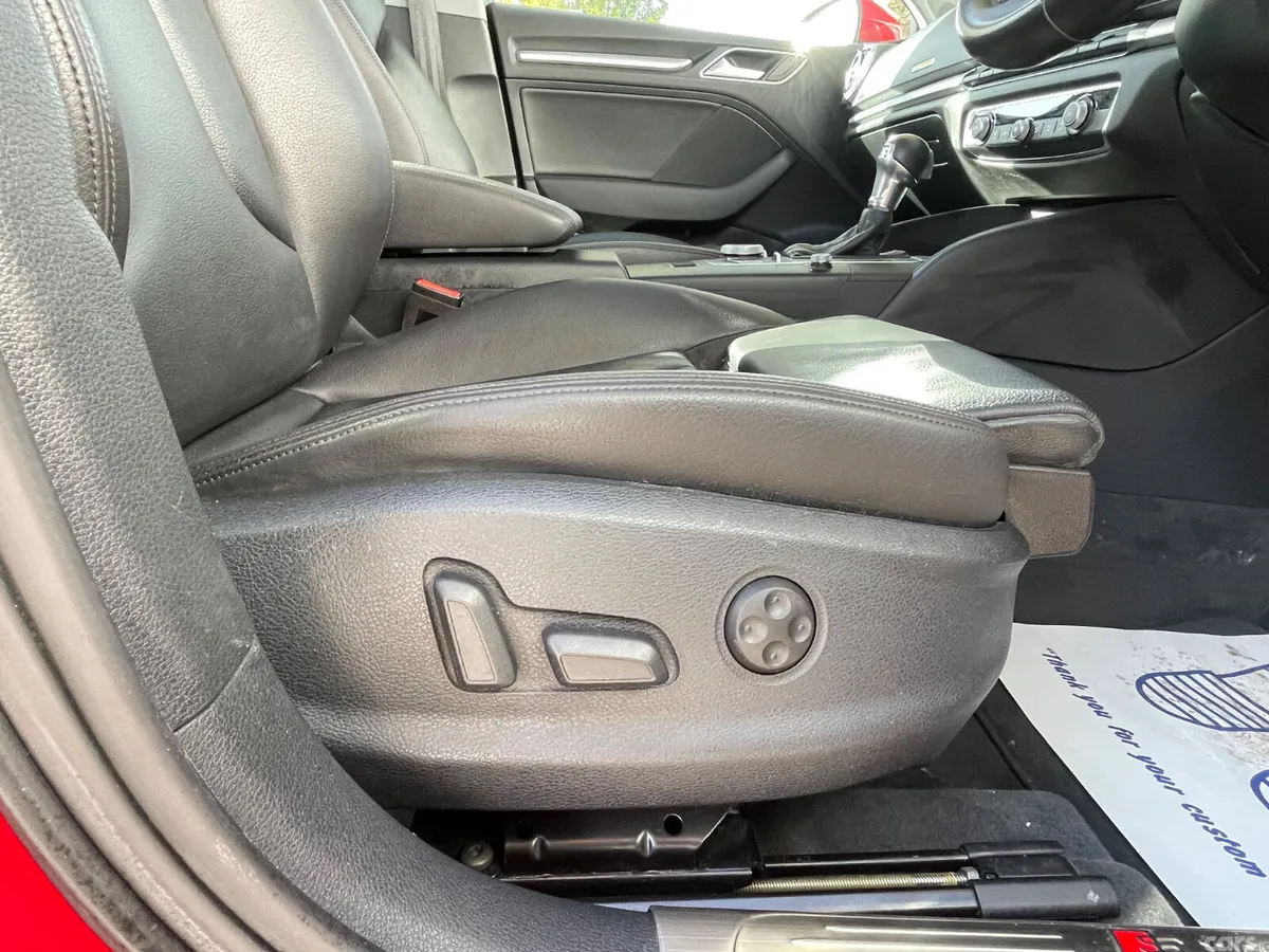 Audi A3 Saloon, Petrol, 2017, Red