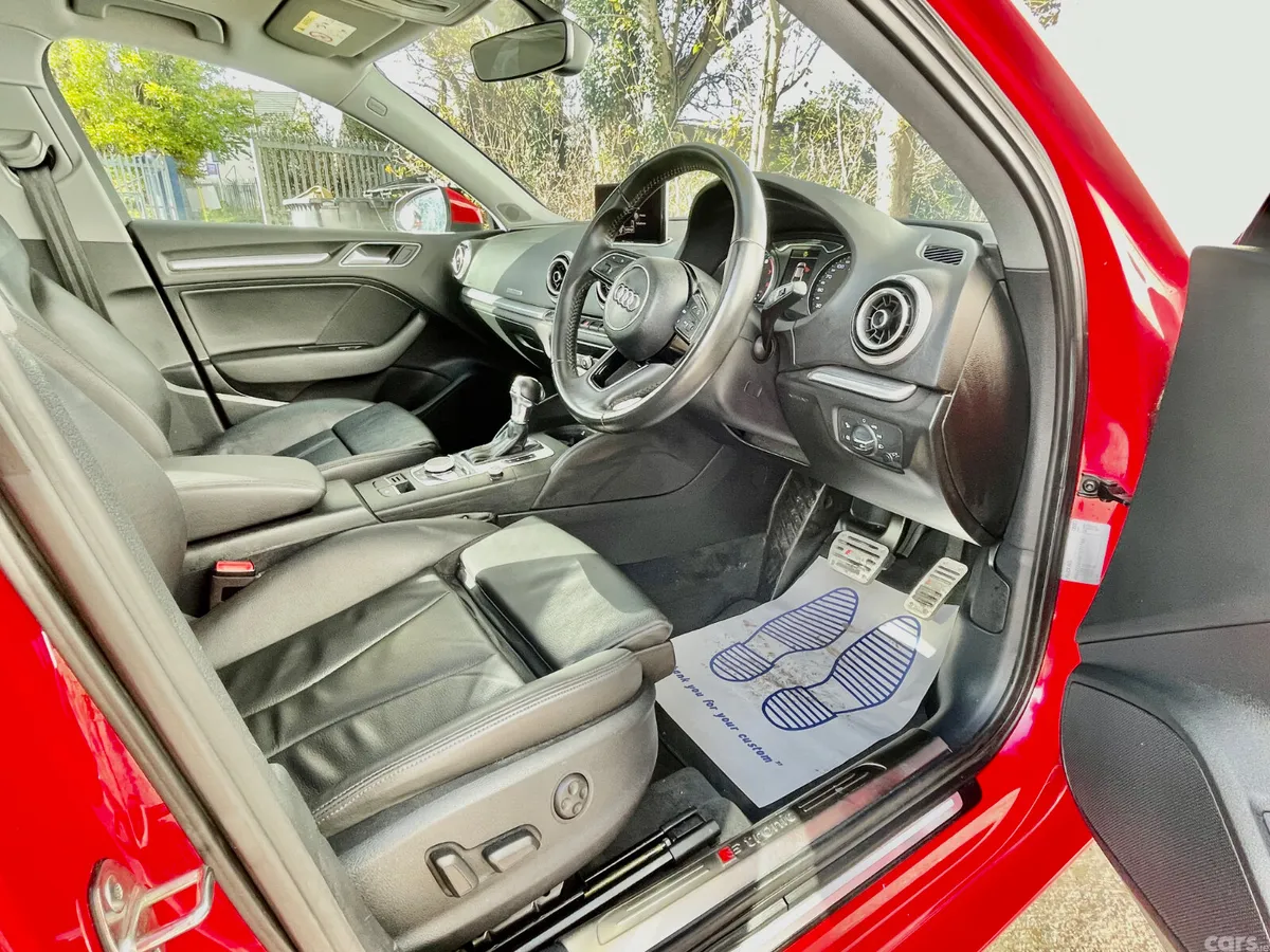 Audi A3 Saloon, Petrol, 2017, Red
