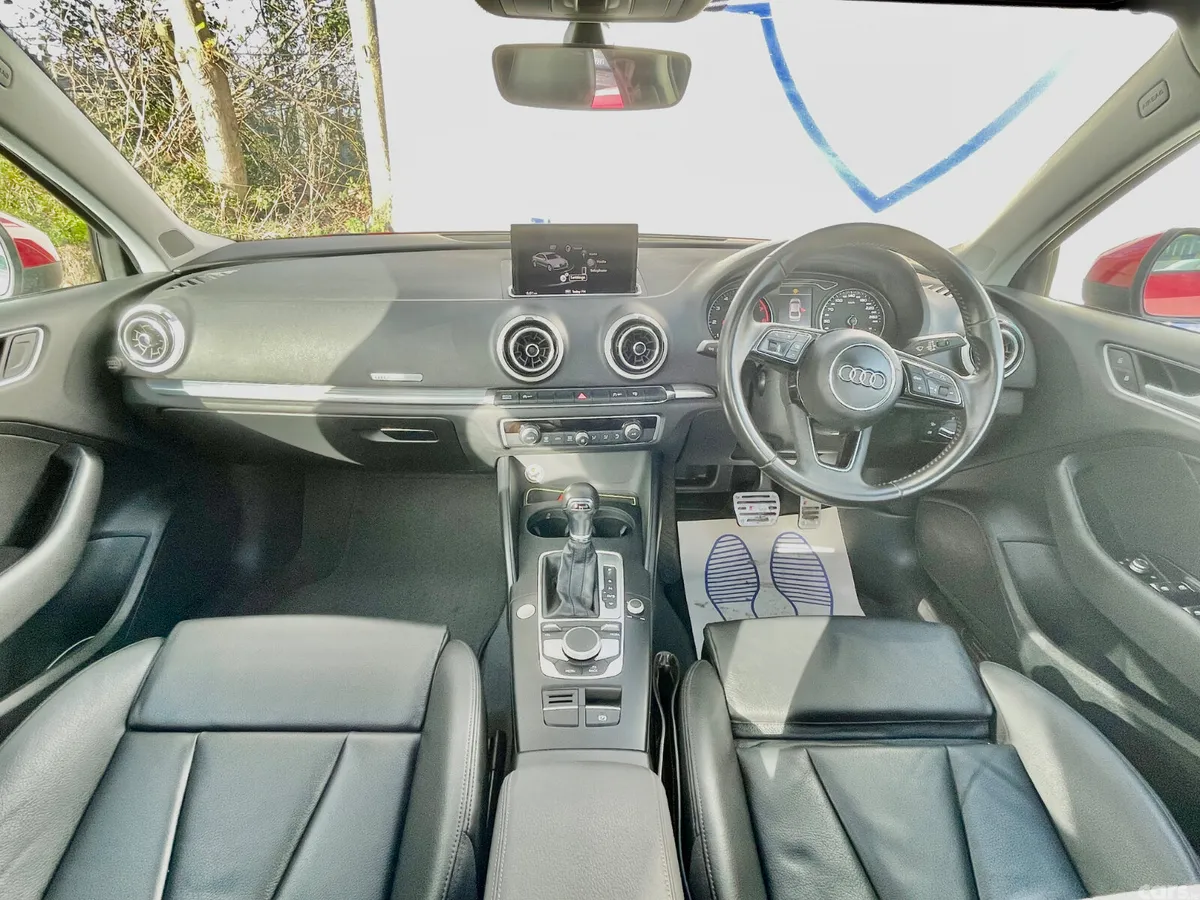 Audi A3 Saloon, Petrol, 2017, Red
