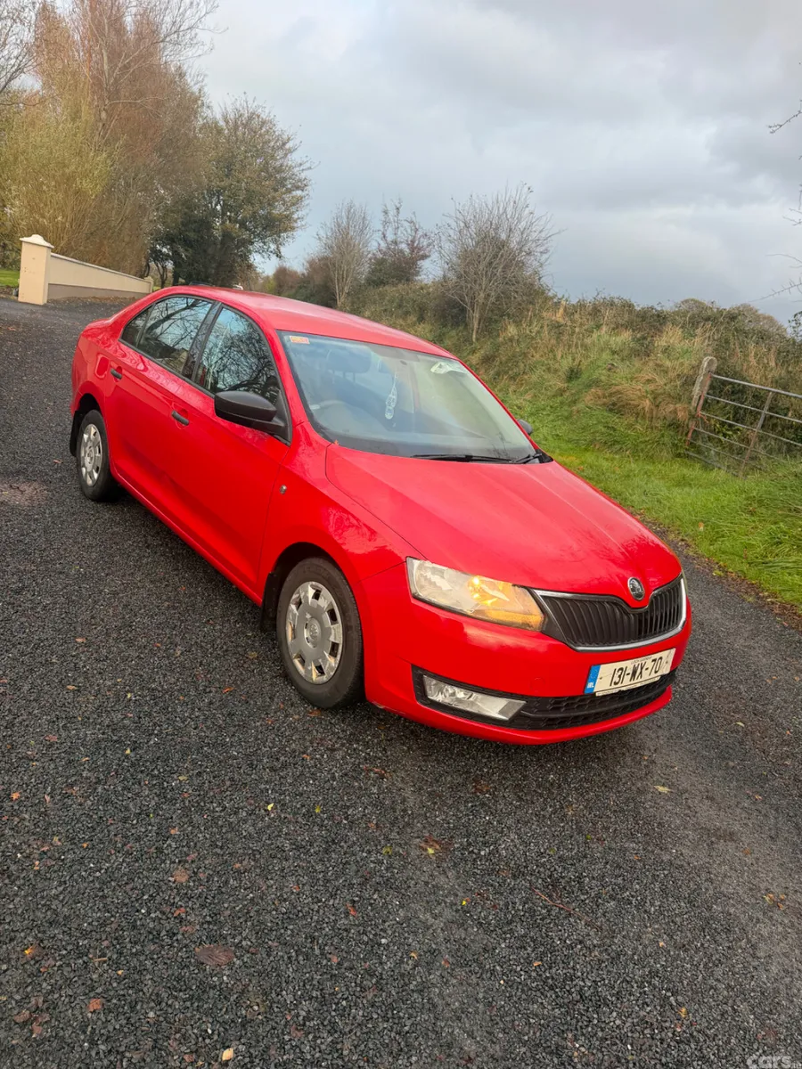 Skoda Rapid Saloon, Petrol, 2013, Red