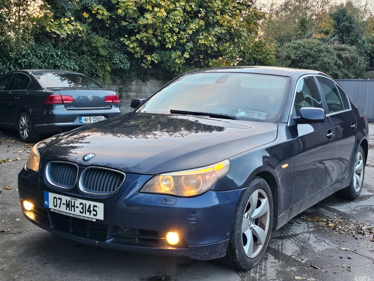 BMW 5-Series Saloon, Diesel, 2007, Blue
