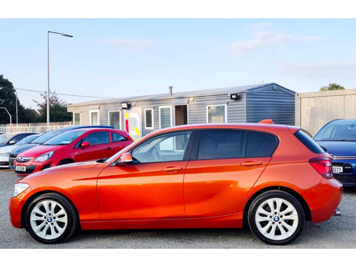 BMW 1-Series Hatchback, Petrol, 2014, Orange
