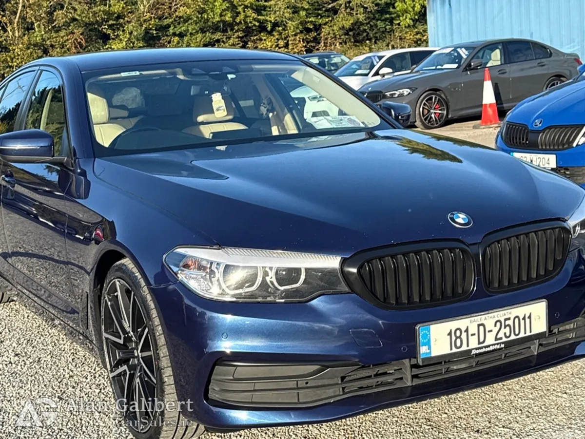 BMW 5-Series Saloon, Diesel, 2018, Blue