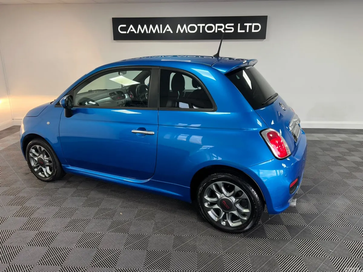 Fiat 500 Hatchback, Petrol, 2015, Blue