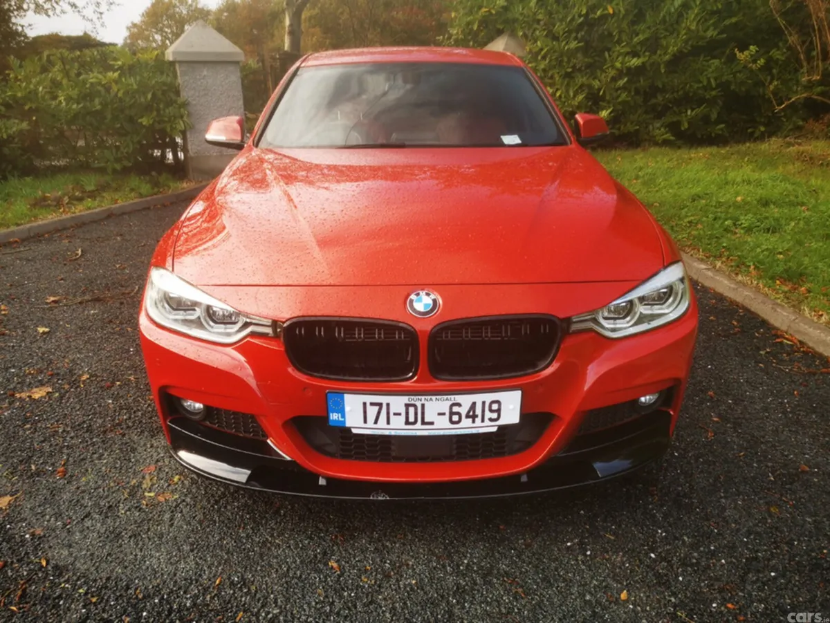 BMW 3-Series Saloon, Petrol Hybrid, 2017, Red