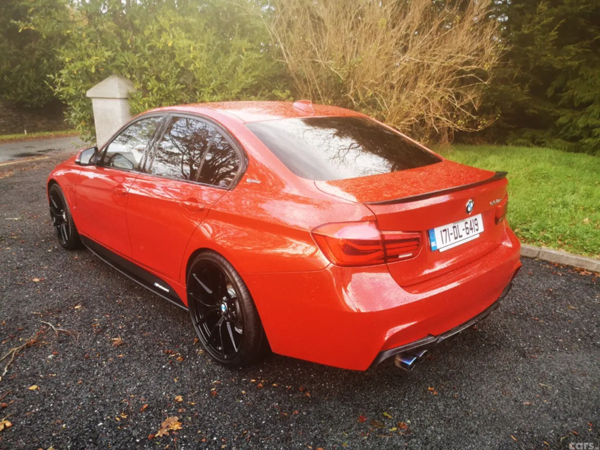 BMW 3-Series Saloon, Petrol Hybrid, 2017, Red