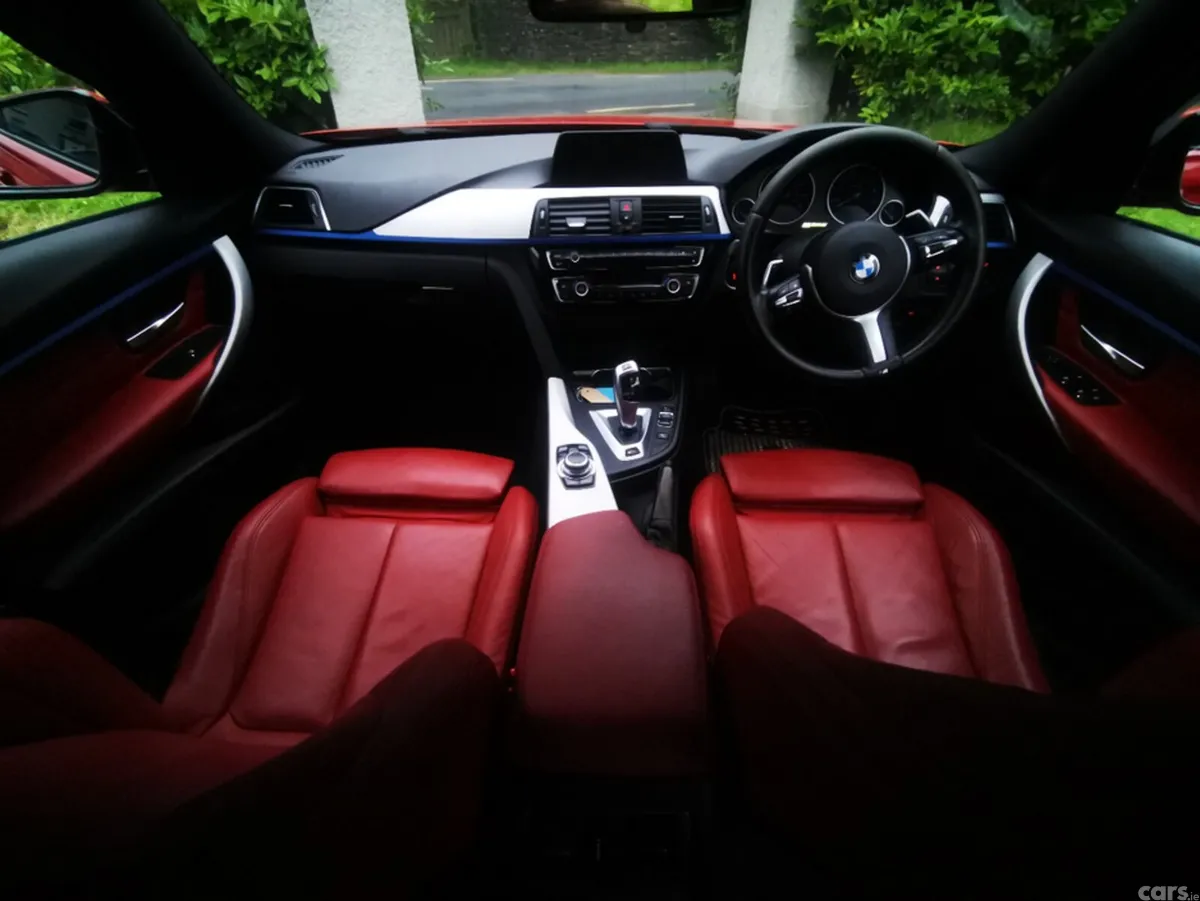 BMW 3-Series Saloon, Petrol Hybrid, 2017, Red
