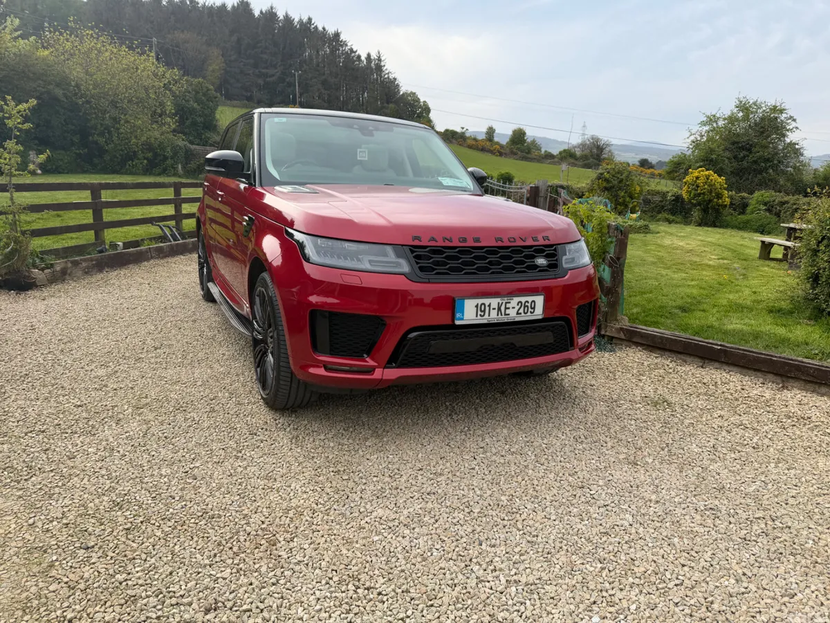 Land Rover Range Rover Sport SUV, Diesel, 2019, Red