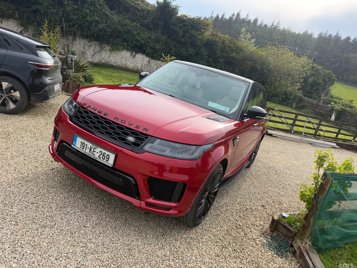 Land Rover Range Rover Sport SUV, Diesel, 2019, Red