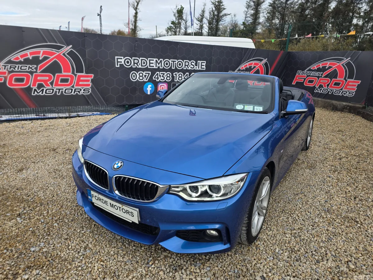 BMW 4-Series Convertible, Petrol, 2016, Blue