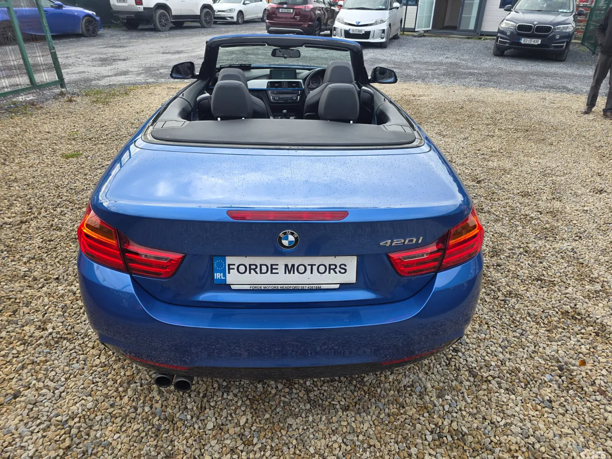 BMW 4-Series Convertible, Petrol, 2016, Blue