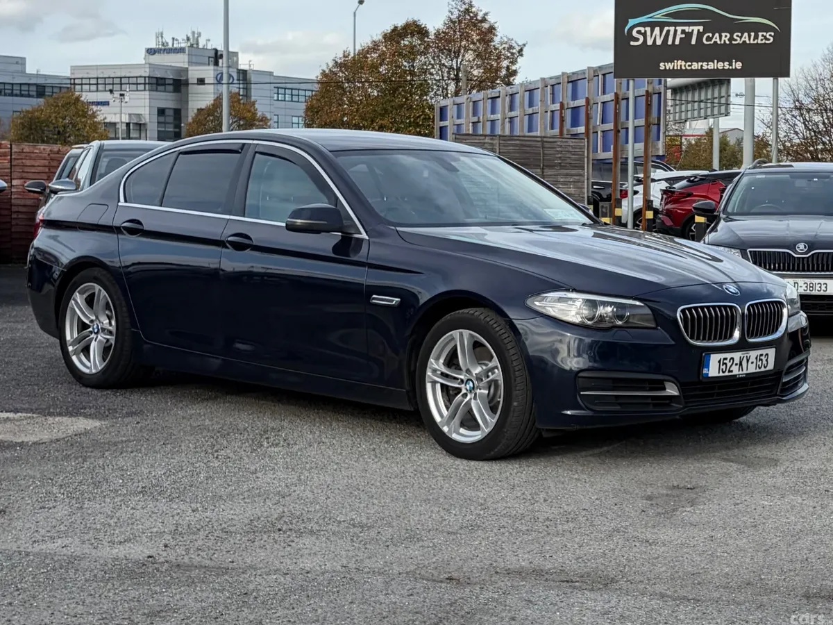 BMW 5-Series Saloon, Diesel, 2015, Blue