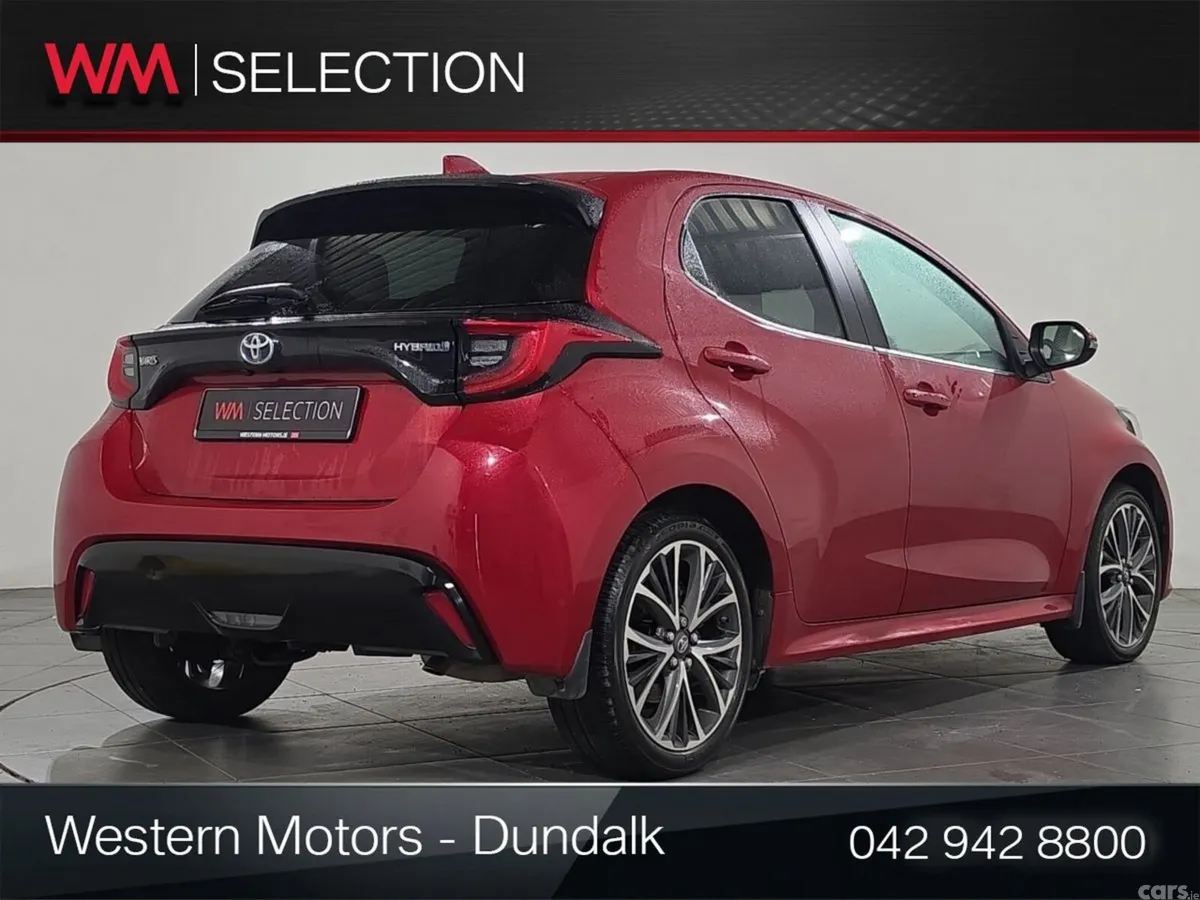 Toyota Yaris Hatchback, Petrol Hybrid, 2023, Red