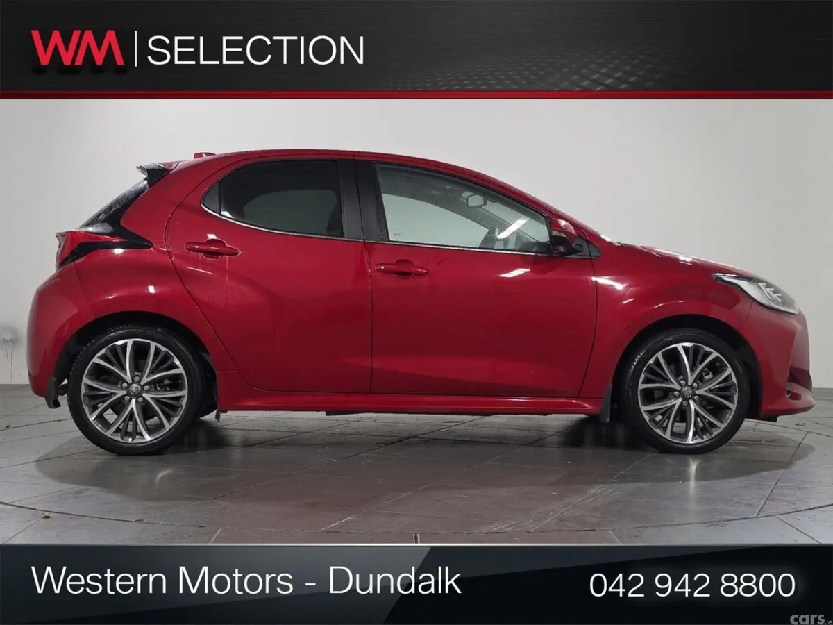 Toyota Yaris Hatchback, Petrol Hybrid, 2023, Red