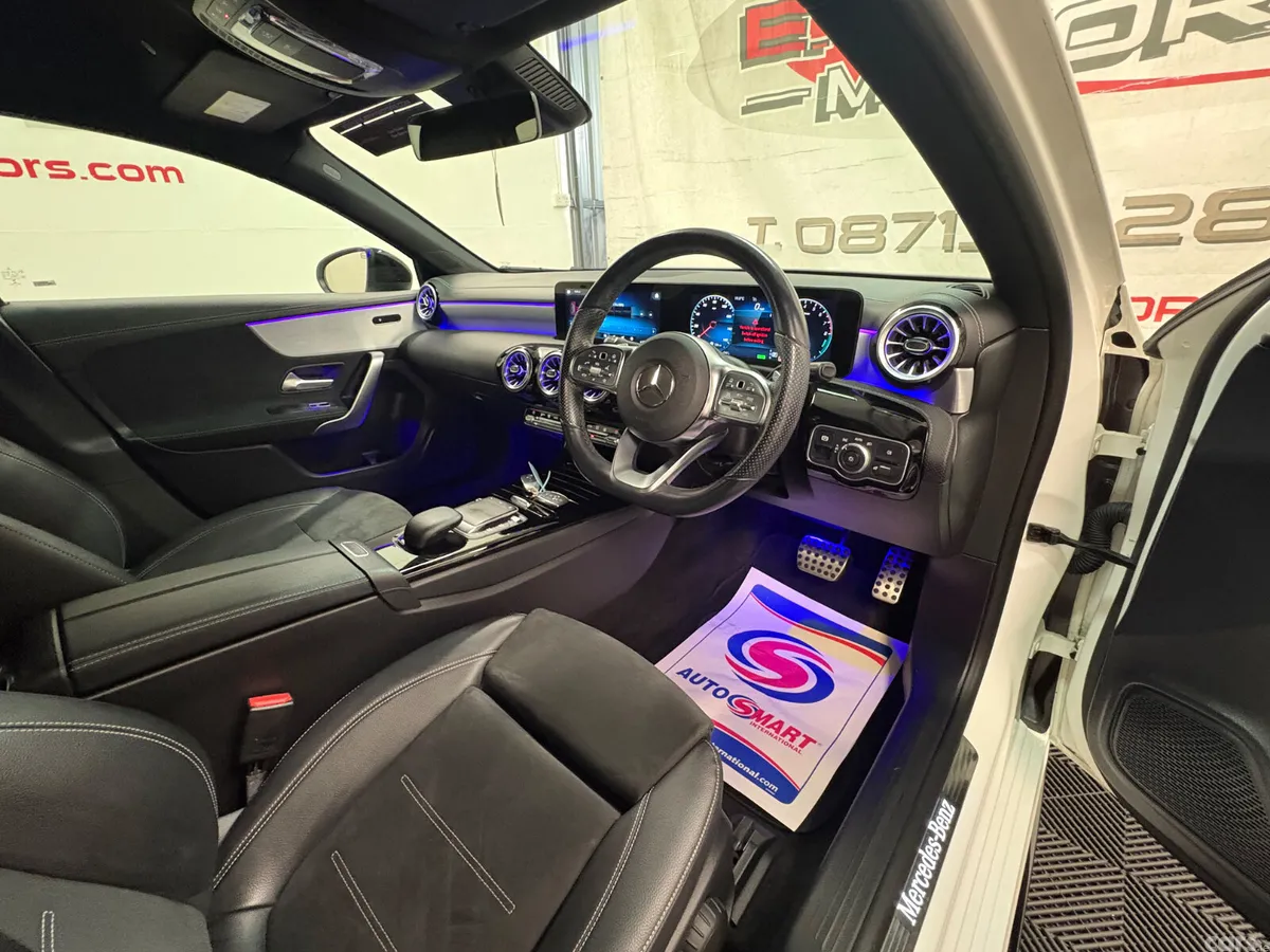 Mercedes-Benz A-Class Saloon, Petrol Hybrid, 2022, White