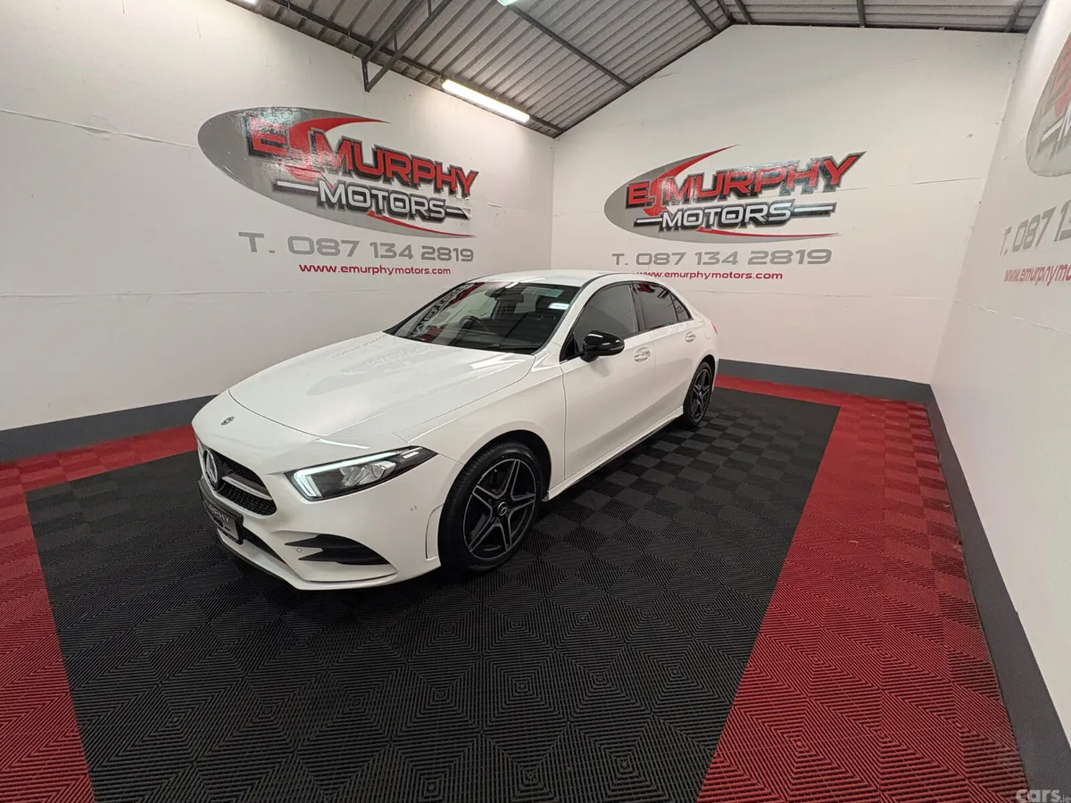 Mercedes-Benz A-Class Saloon, Petrol Hybrid, 2022, White