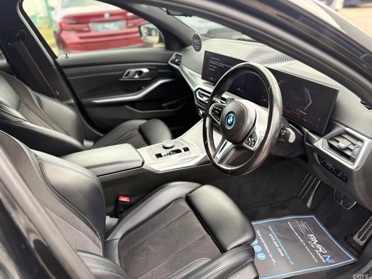 BMW 3-Series Saloon, Petrol Hybrid, 2023, Black