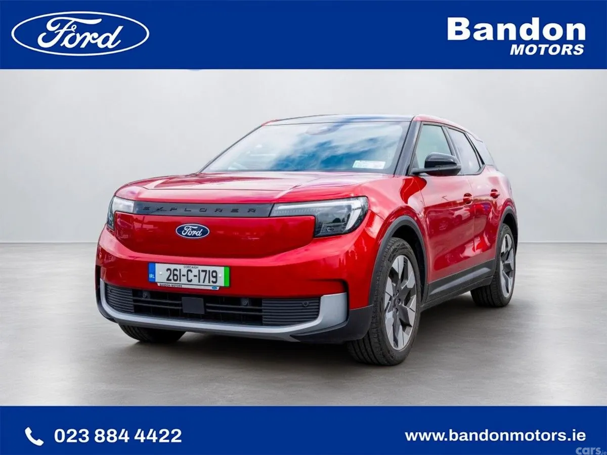 Ford Explorer MPV, Electric, 2026, Red