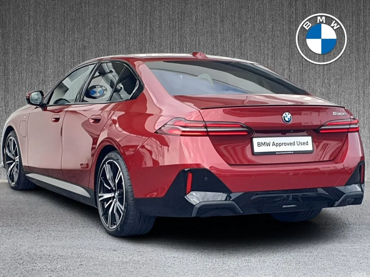 BMW 5-Series Saloon, Petrol Plug-in Hybrid, 2024, Red