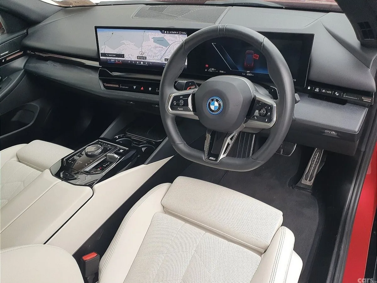 BMW 5-Series Saloon, Petrol Plug-in Hybrid, 2024, Red