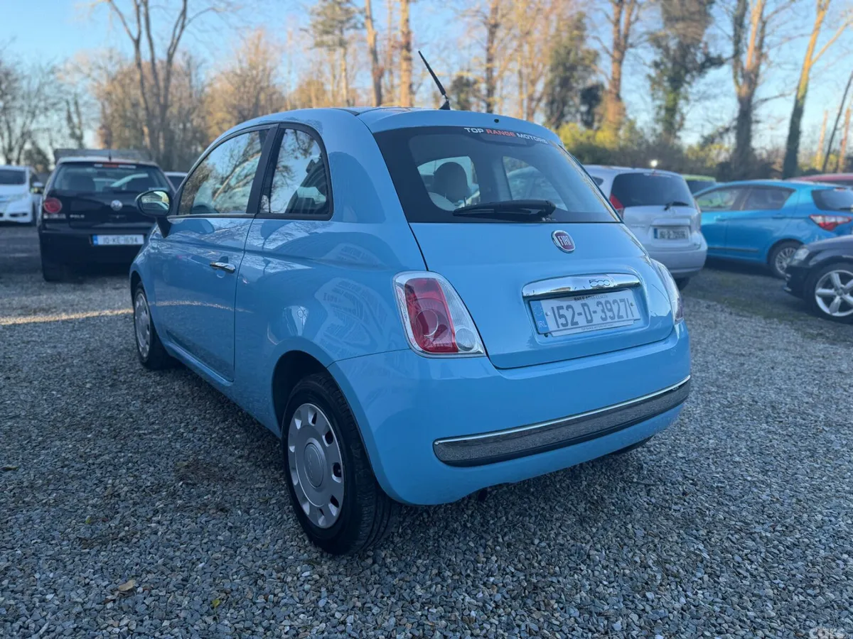 Fiat 500 Hatchback, Petrol, 2015, Blue