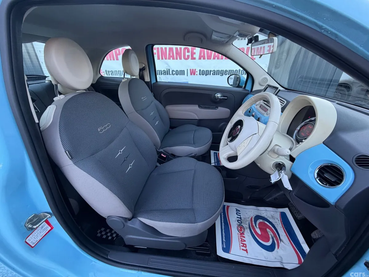 Fiat 500 Hatchback, Petrol, 2015, Blue