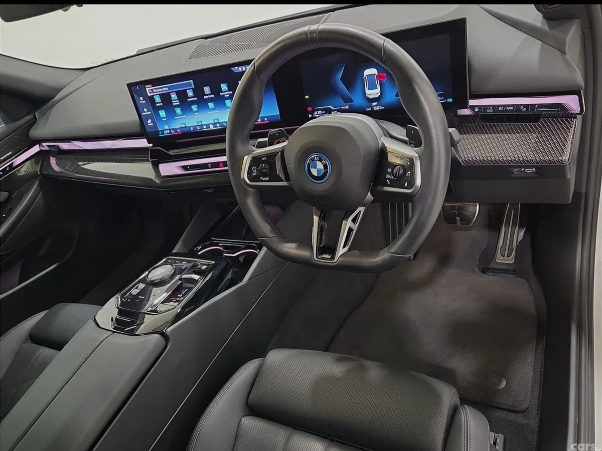 BMW 5-Series Saloon, Petrol Plug-in Hybrid, 2024, White