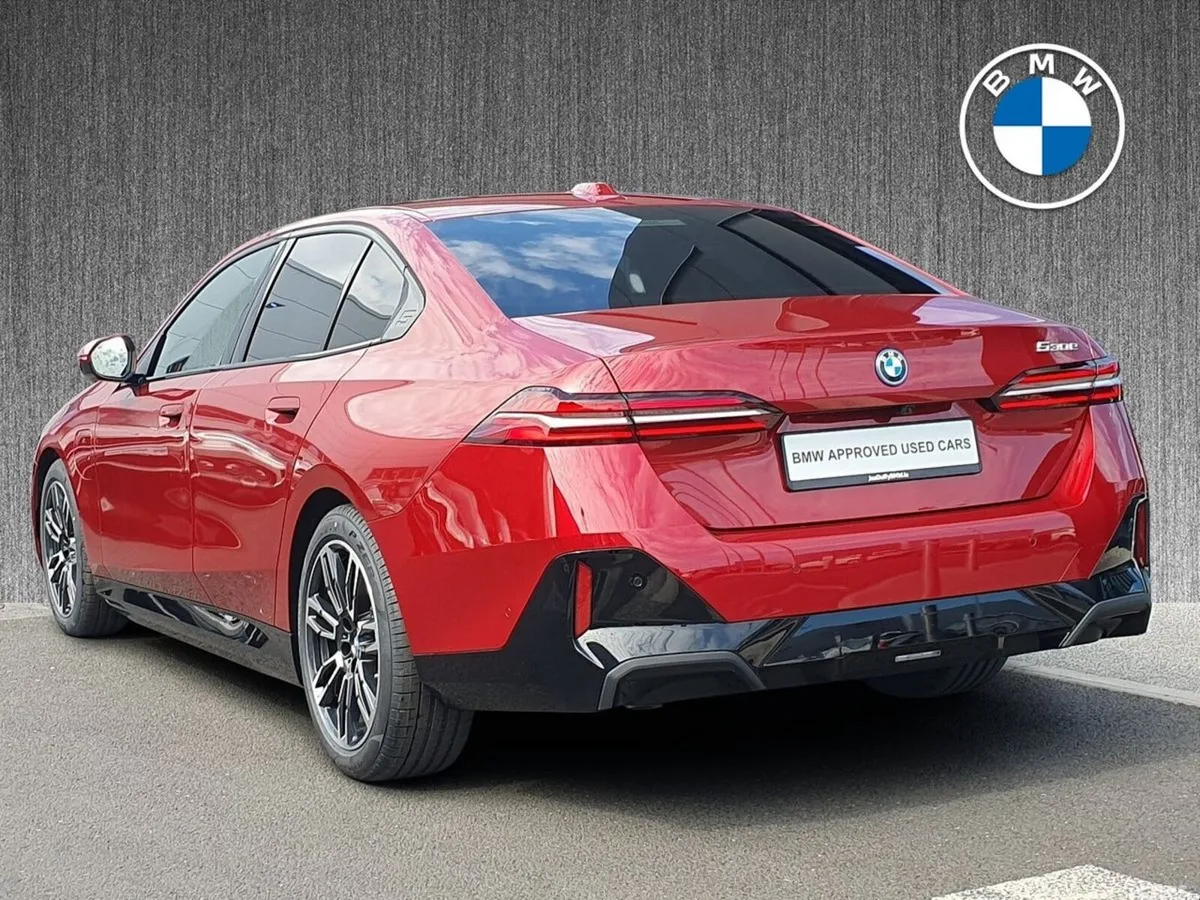 BMW 5-Series Saloon, Petrol Plug-in Hybrid, 2026, Red