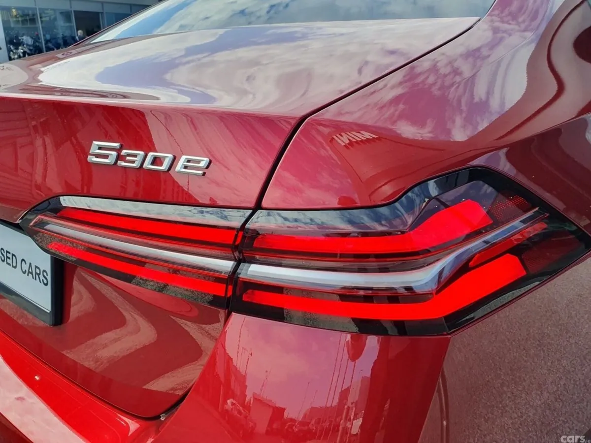 BMW 5-Series Saloon, Petrol Plug-in Hybrid, 2026, Red