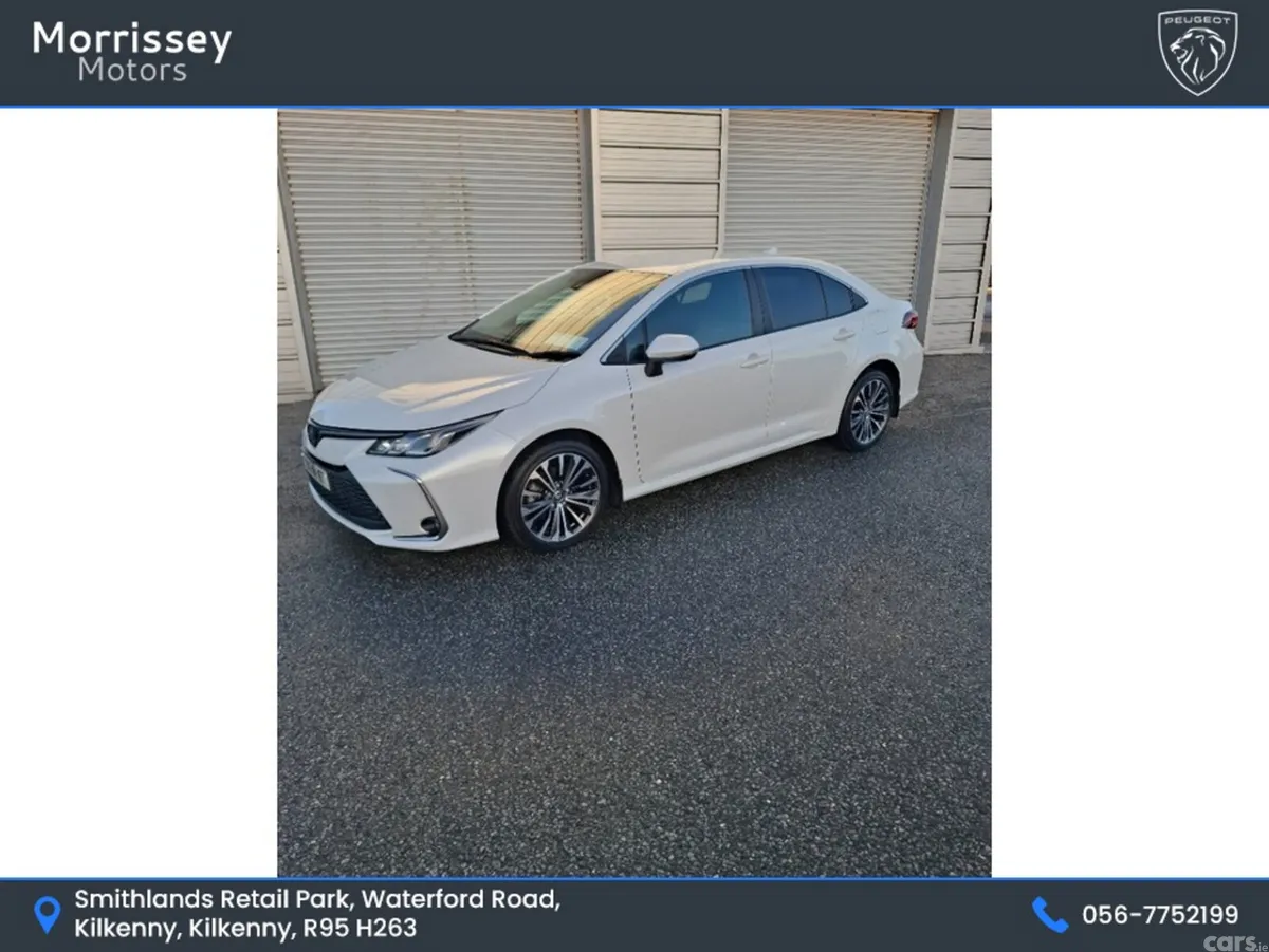 Toyota Corolla Saloon, Petrol Hybrid, 2024, White