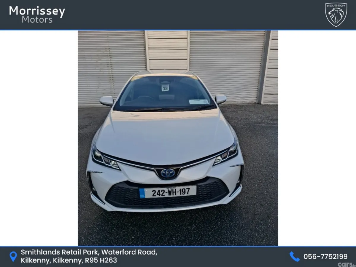 Toyota Corolla Saloon, Petrol Hybrid, 2024, White