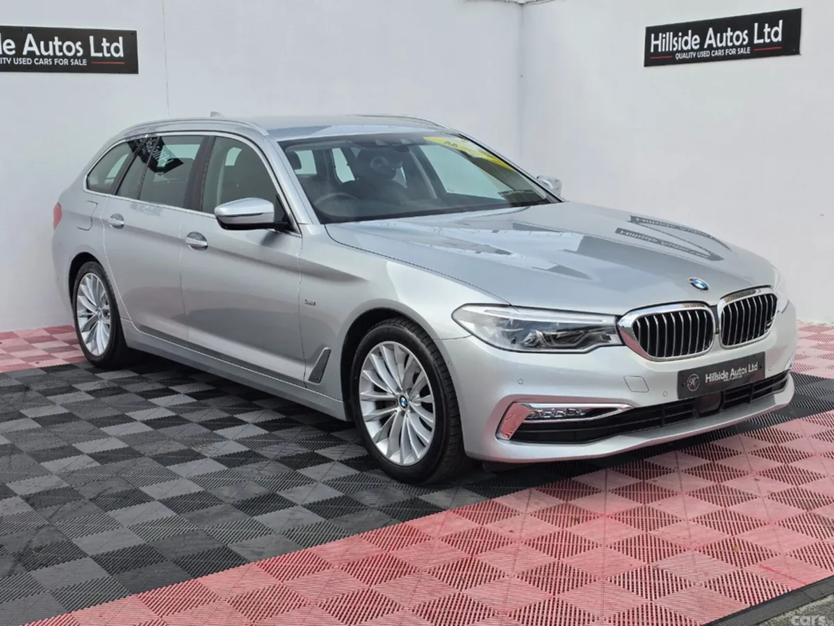 BMW 5-Series Estate, Diesel, 2017, Silver