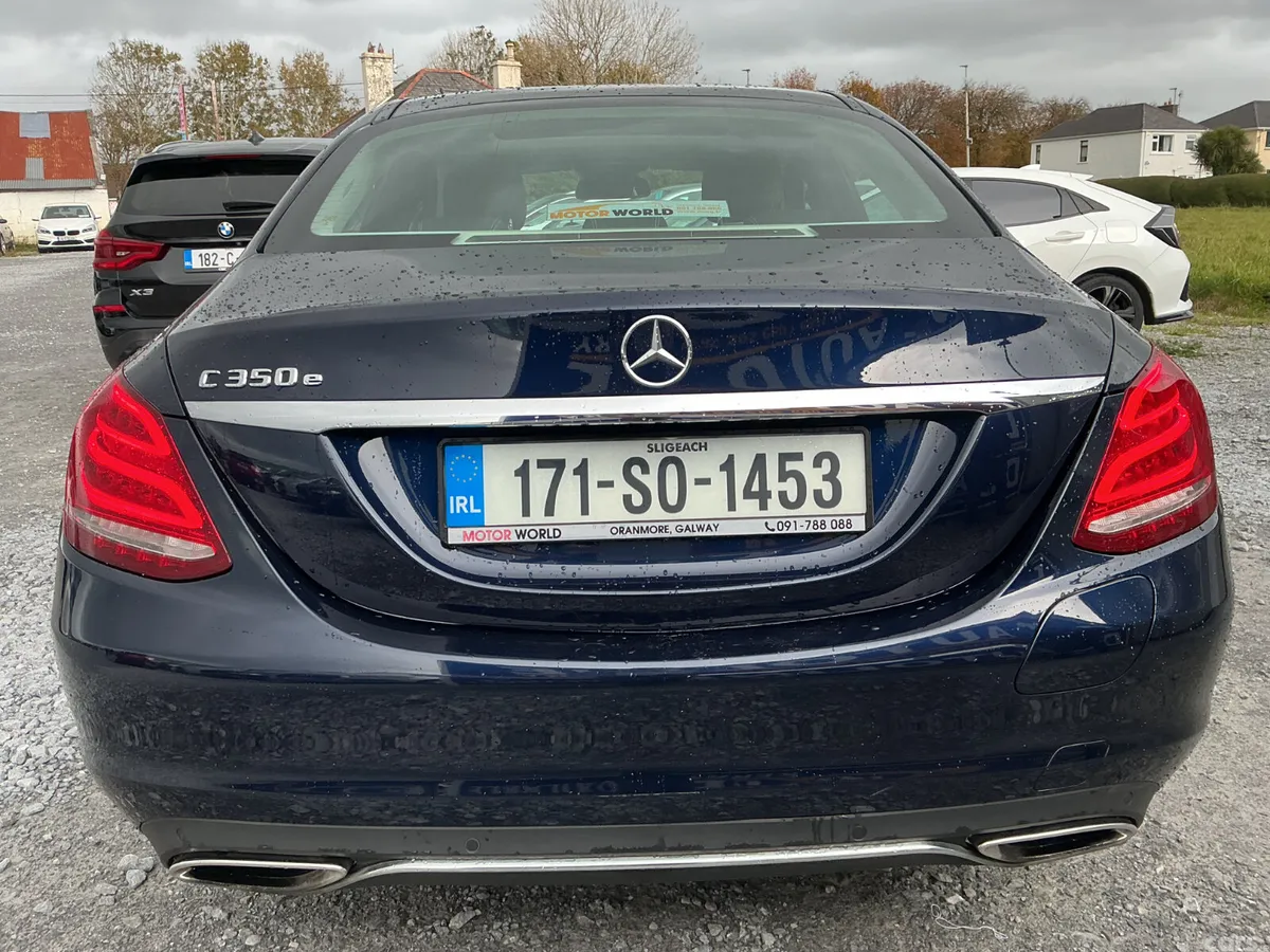 Mercedes-Benz C-Class Saloon, Petrol Plug-in Hybrid, 2017, Blue