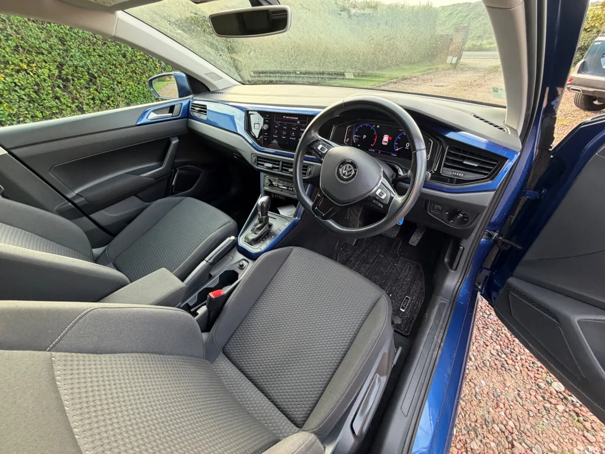 Volkswagen Polo Hatchback, Petrol, 2019, Blue