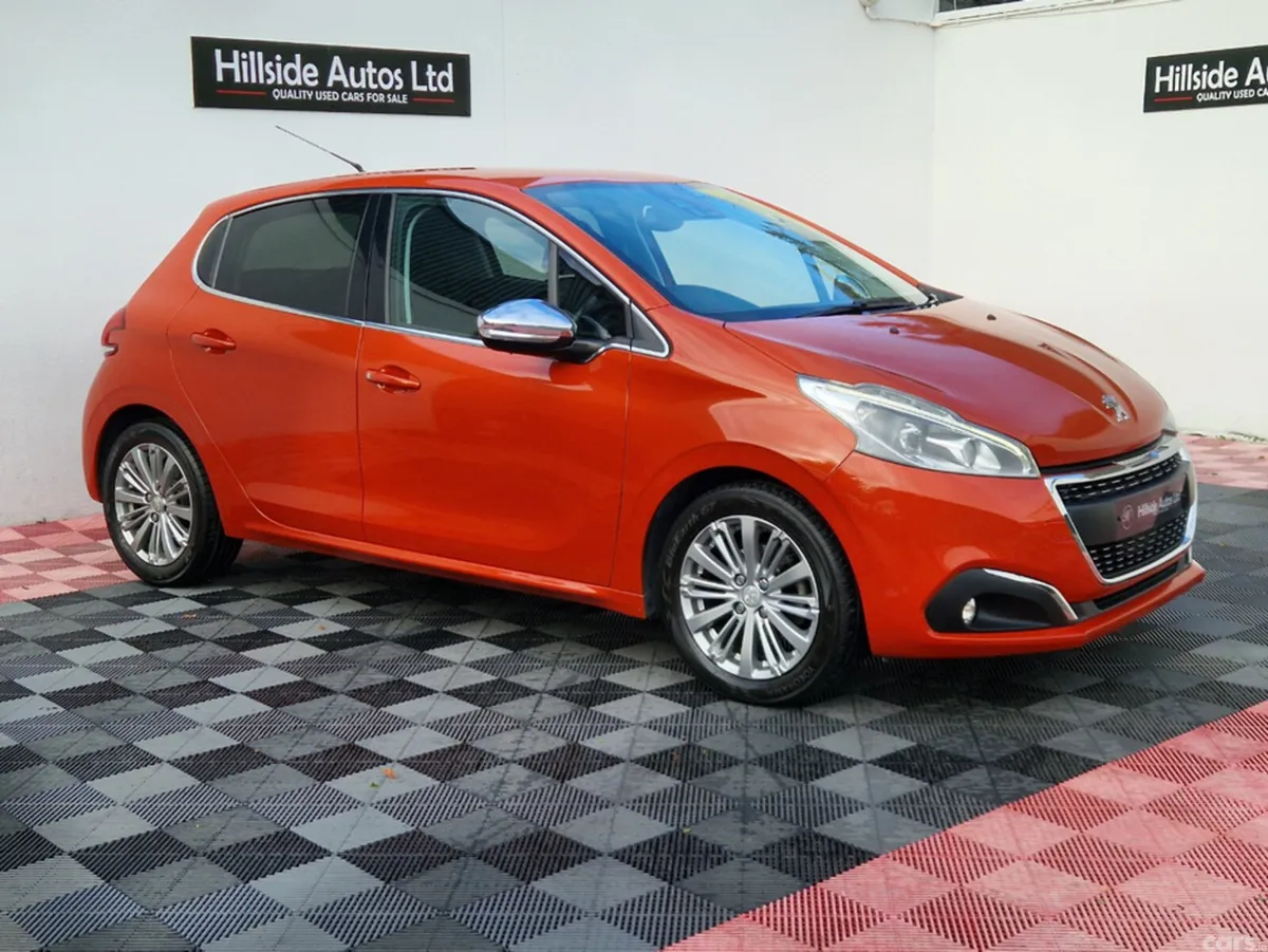 Peugeot 208 Hatchback, Petrol, 2017, Orange
