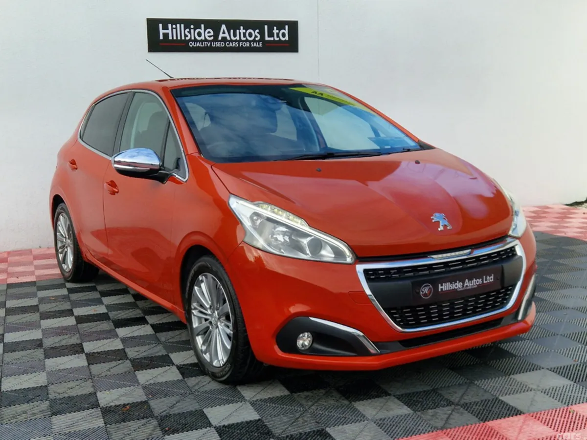 Peugeot 208 Hatchback, Petrol, 2017, Orange