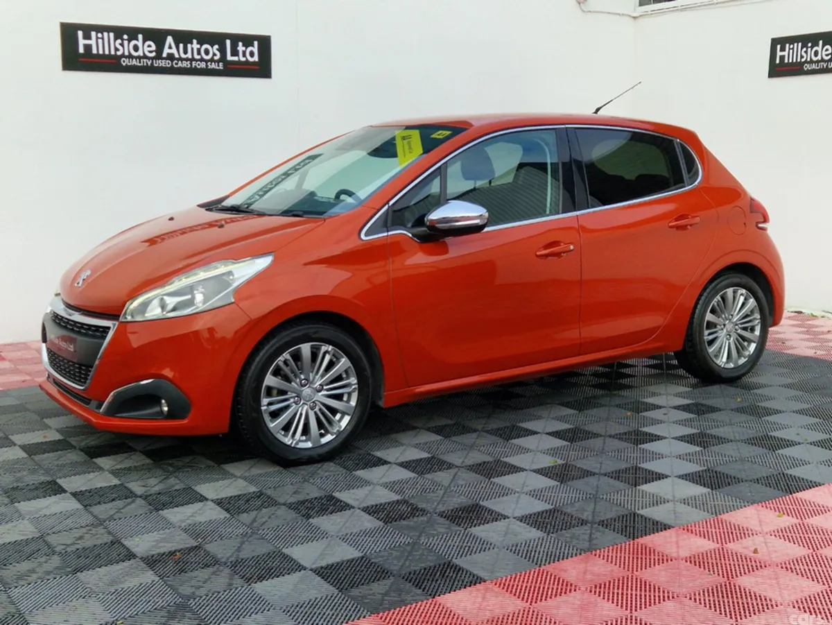 Peugeot 208 Hatchback, Petrol, 2017, Orange