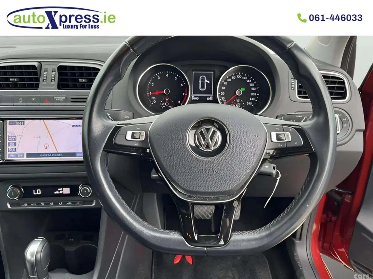 Volkswagen Polo Hatchback, Petrol, 2017, Red