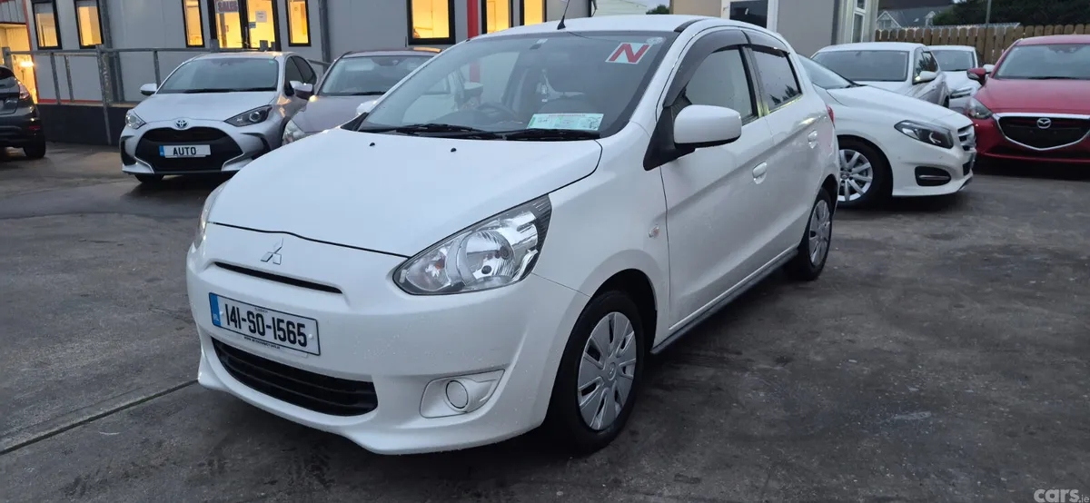 Mitsubishi Mirage Hatchback, Petrol, 2014, White