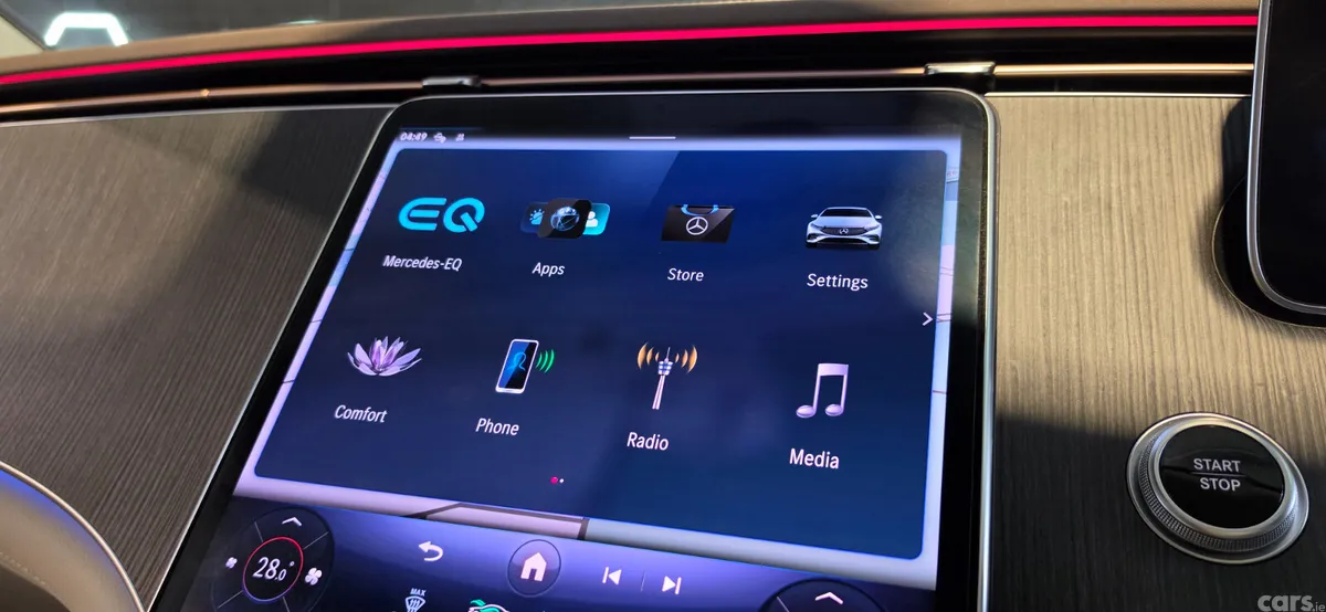 Mercedes-Benz EQS Hatchback, Electric, 2022, Blue
