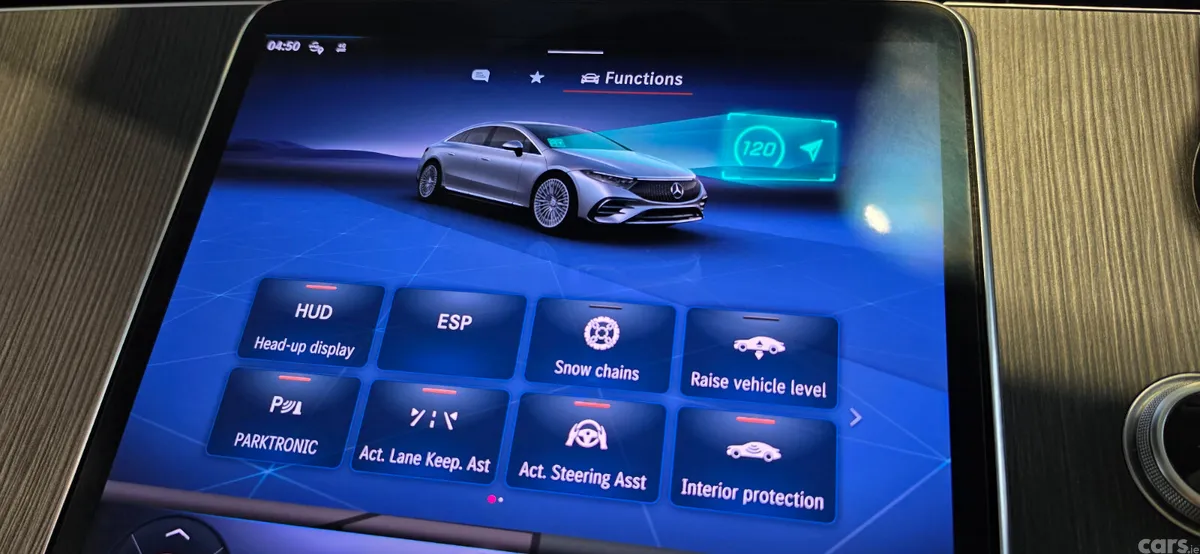 Mercedes-Benz EQS Hatchback, Electric, 2022, Blue