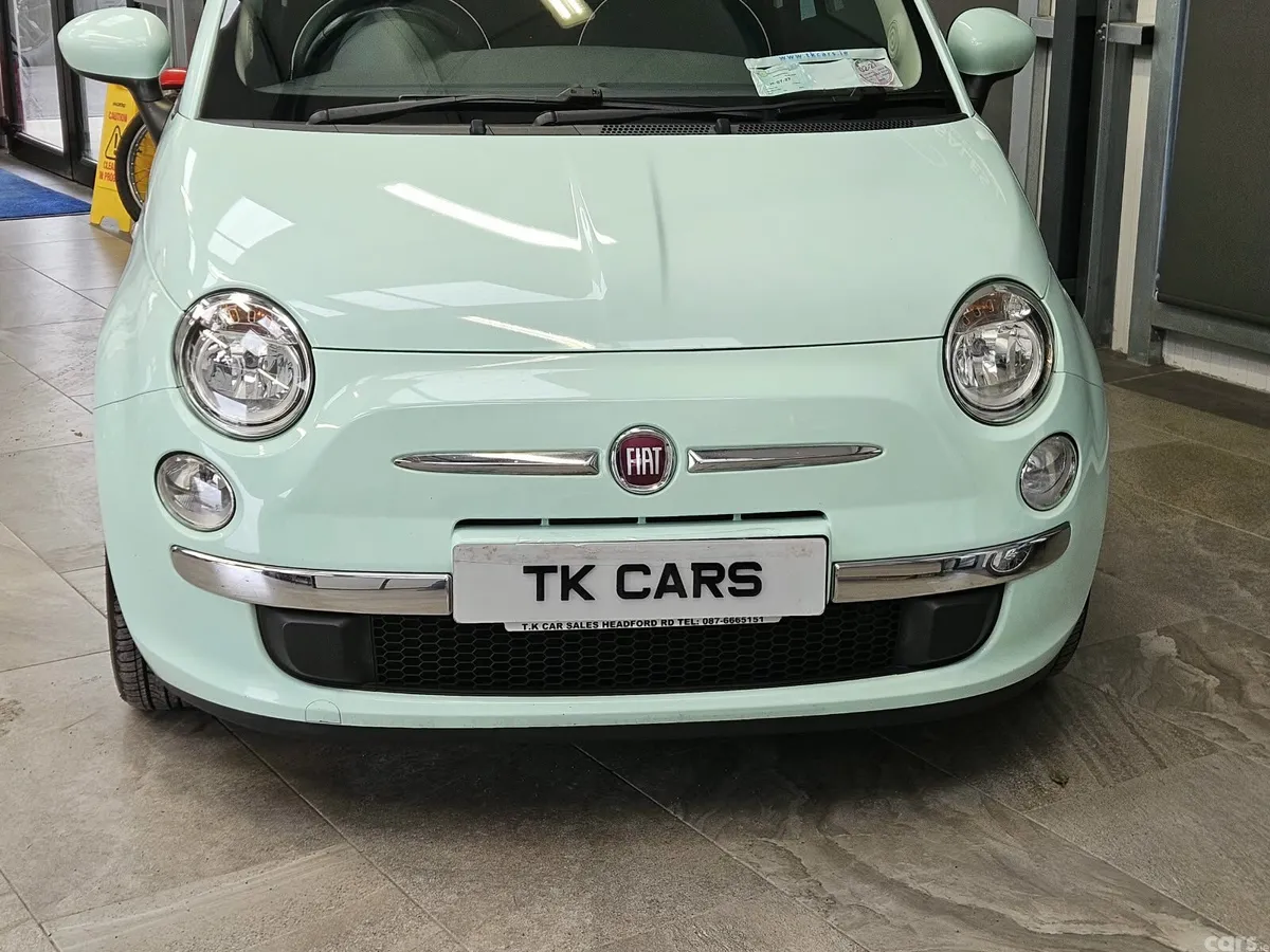 Fiat 500 Hatchback, Petrol, 2015, Green