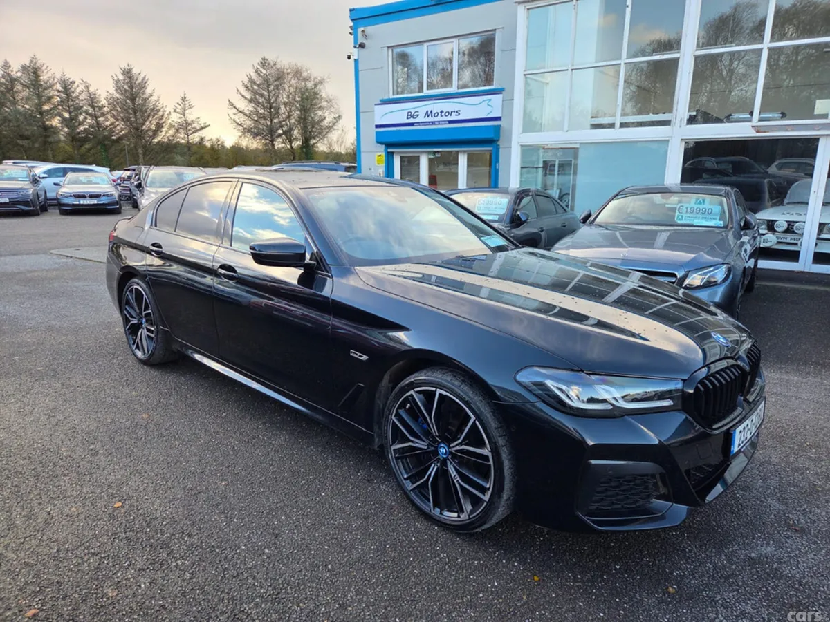 BMW 5-Series Saloon, Petrol Plug-in Hybrid, 2023, Black