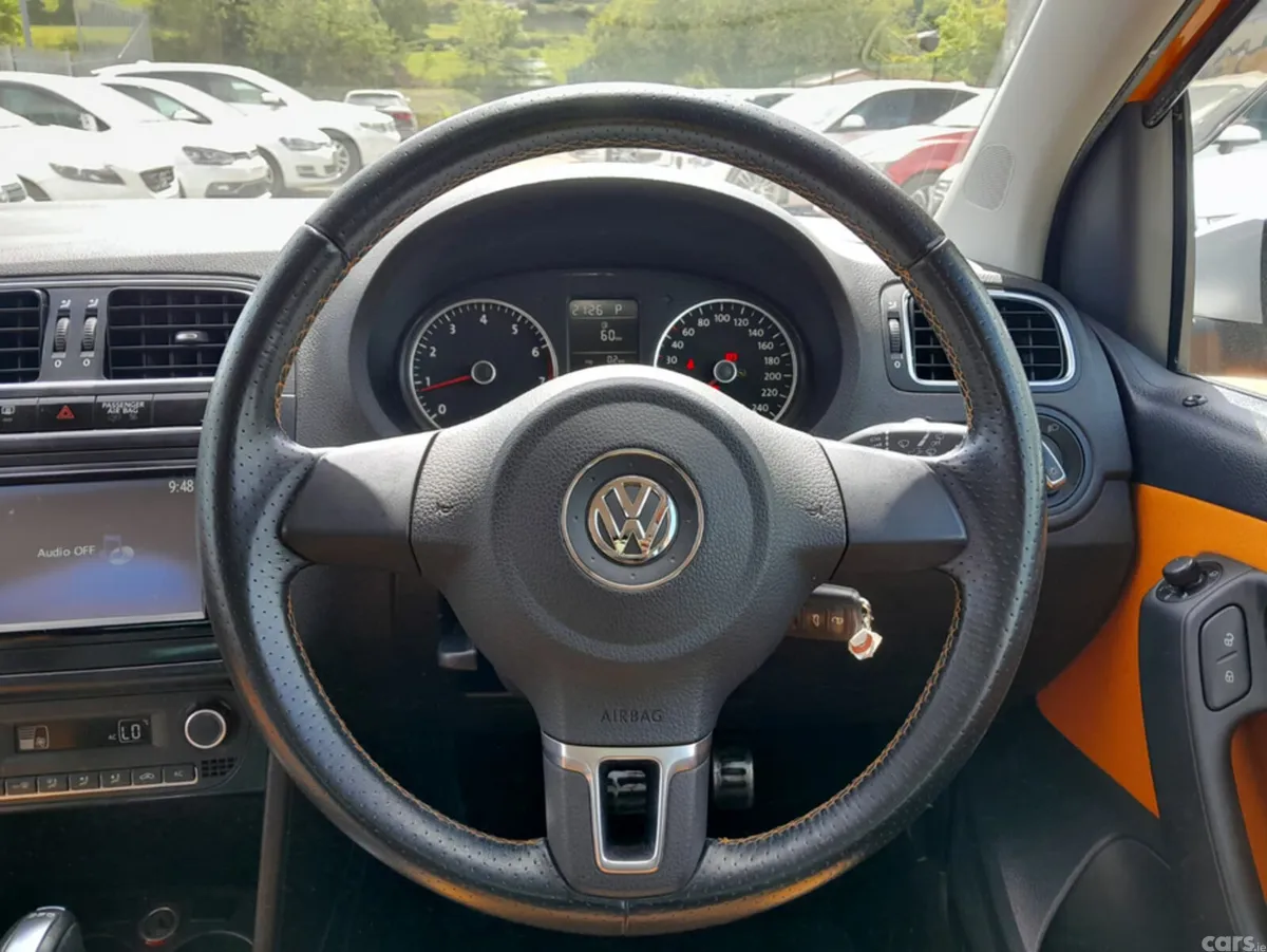 Volkswagen Polo Hatchback, Petrol, 2014, Orange