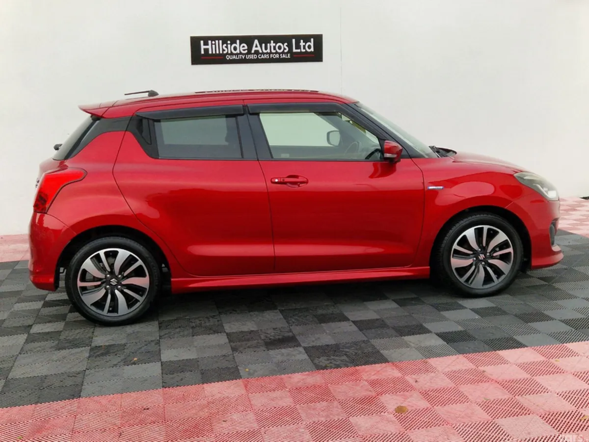 Suzuki Swift Hatchback, Petrol Hybrid, 2017, Red