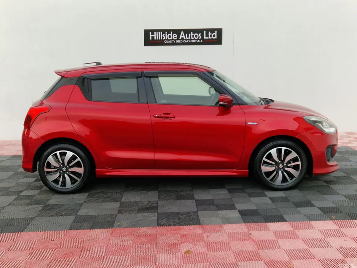 Suzuki Swift Hatchback, Petrol Hybrid, 2017, Red