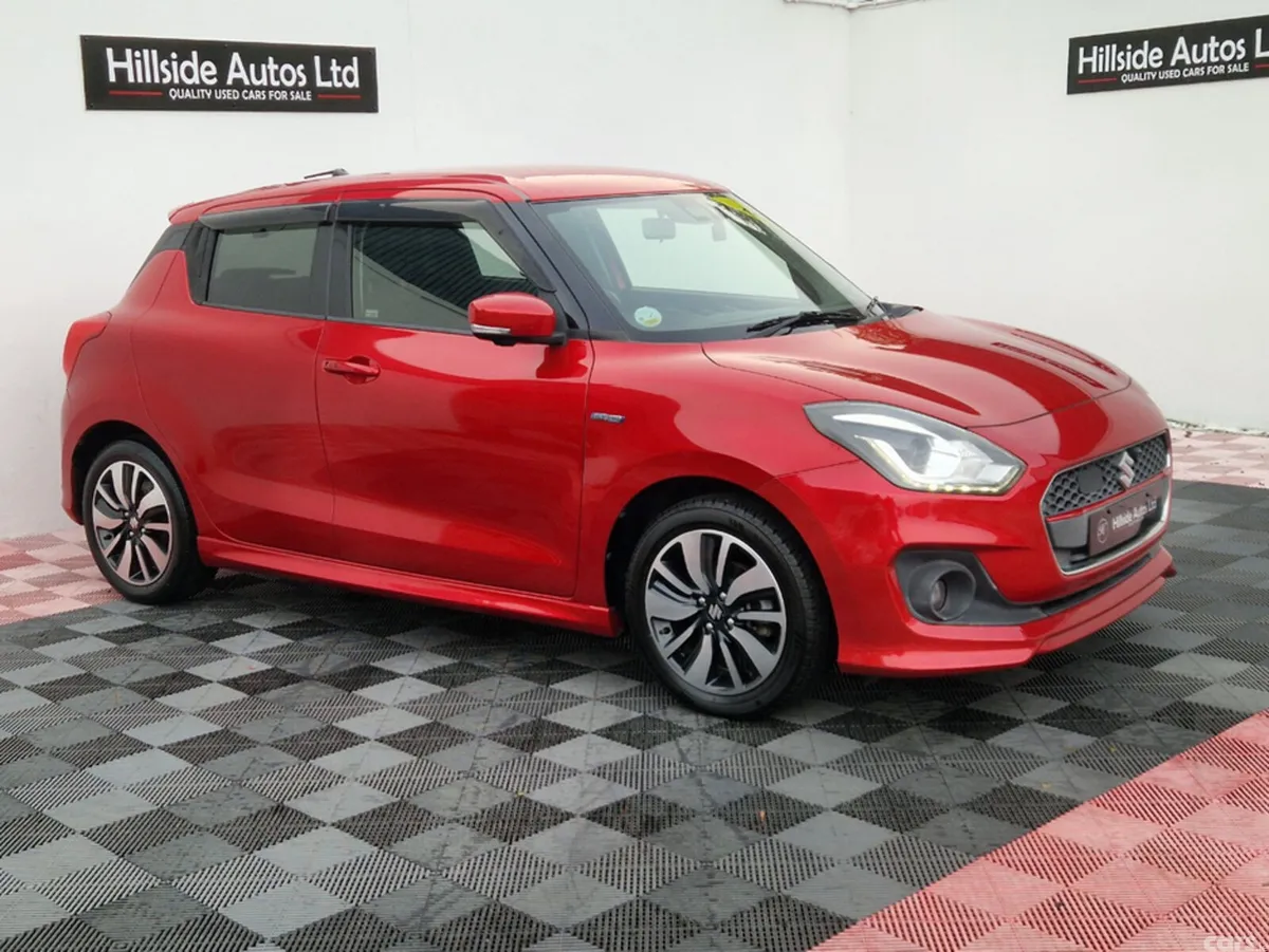 Suzuki Swift Hatchback, Petrol Hybrid, 2017, Red