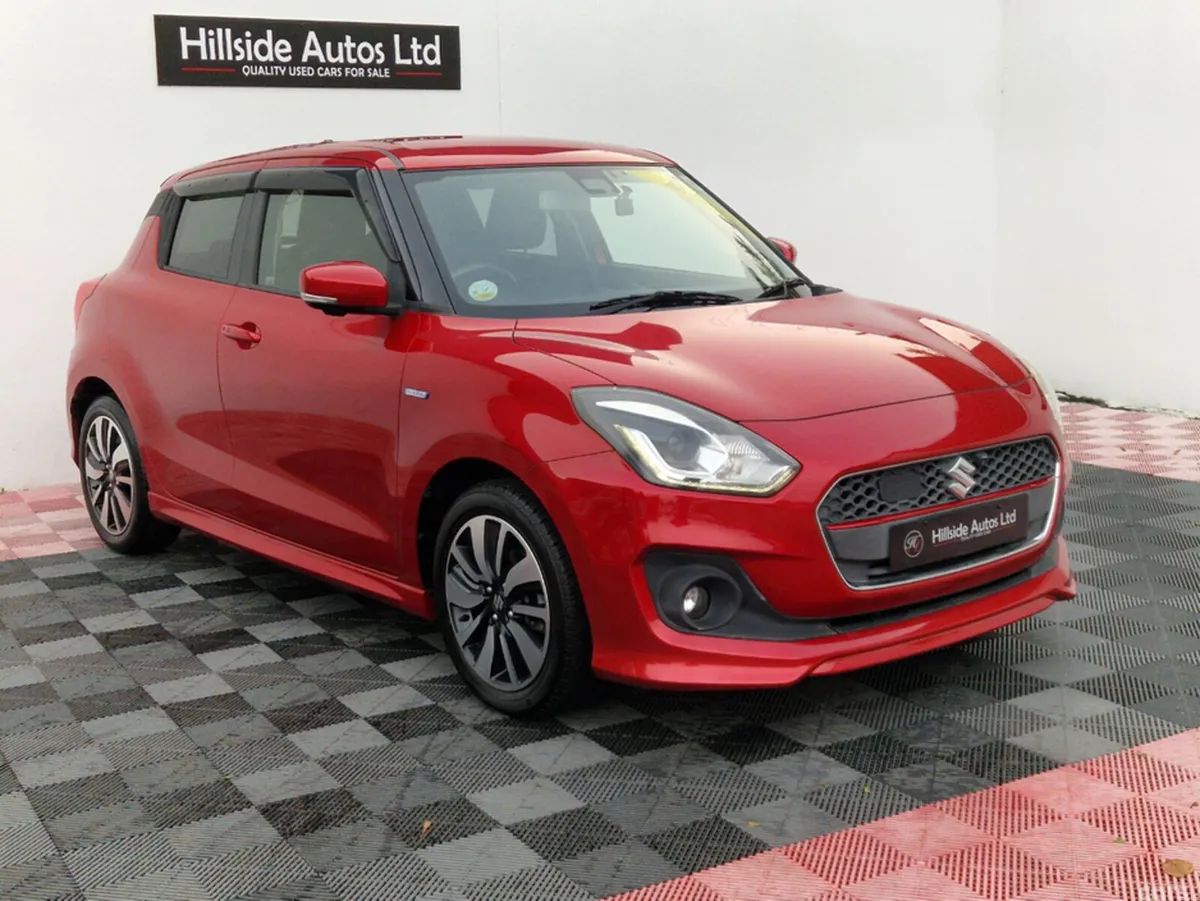 Suzuki Swift Hatchback, Petrol Hybrid, 2017, Red